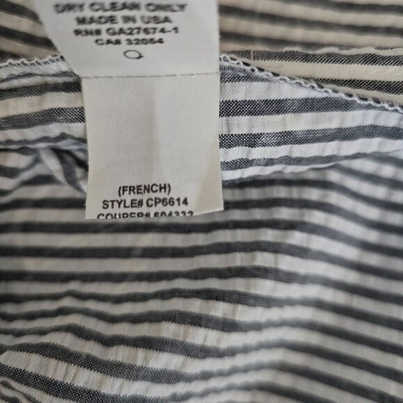 Eva Franco By Anthropologie Striped Floral Ruffle Wrap Style Skirt Women's Sz 4 - Picture 11 of 16